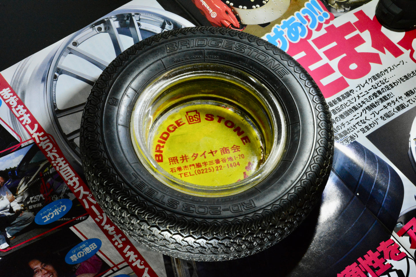 Vintage BRIDGESTONE Tire Ashtray (V2)