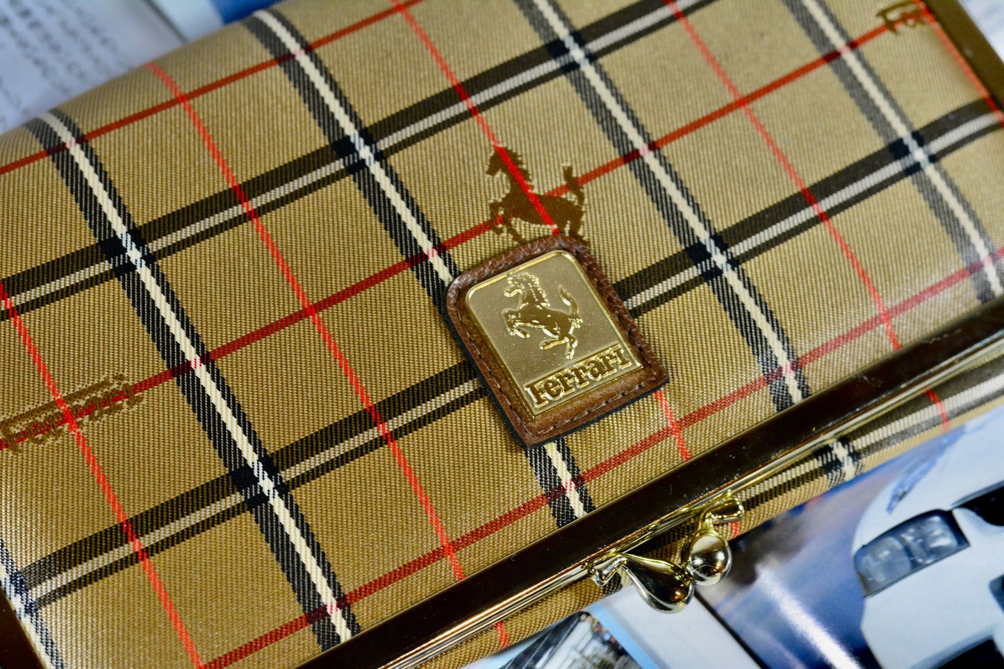 1980's FERARRI CLASP WALLET
