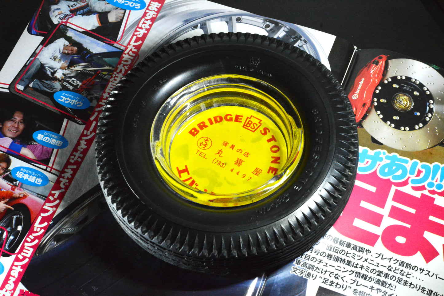 Vintage BRIDGESTONE Tire Ashtray (V1)