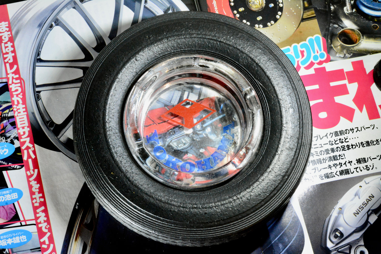 Vintage YOKOHAMA Tire Ashtray