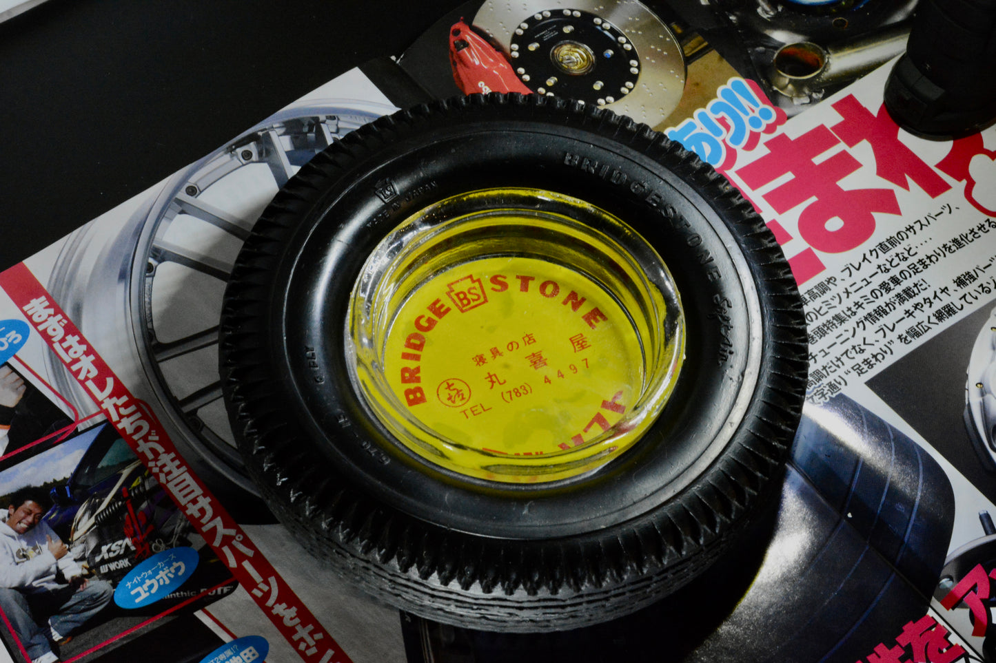 Vintage BRIDGESTONE Tire Ashtray (V1)