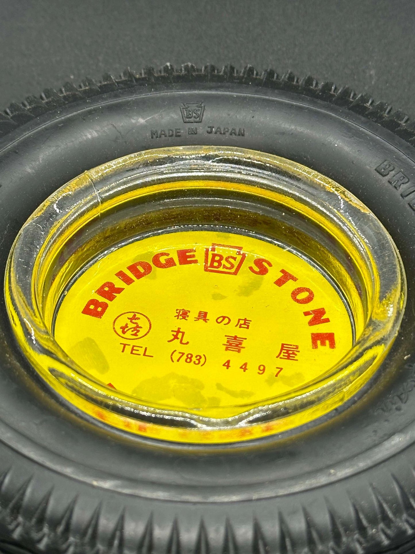 Vintage BRIDGESTONE Tire Ashtray (V1)