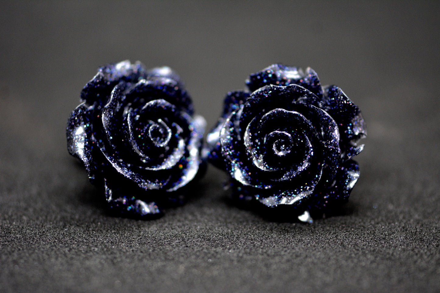 Black Holographic Rose