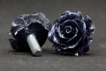 Black Holographic Rose