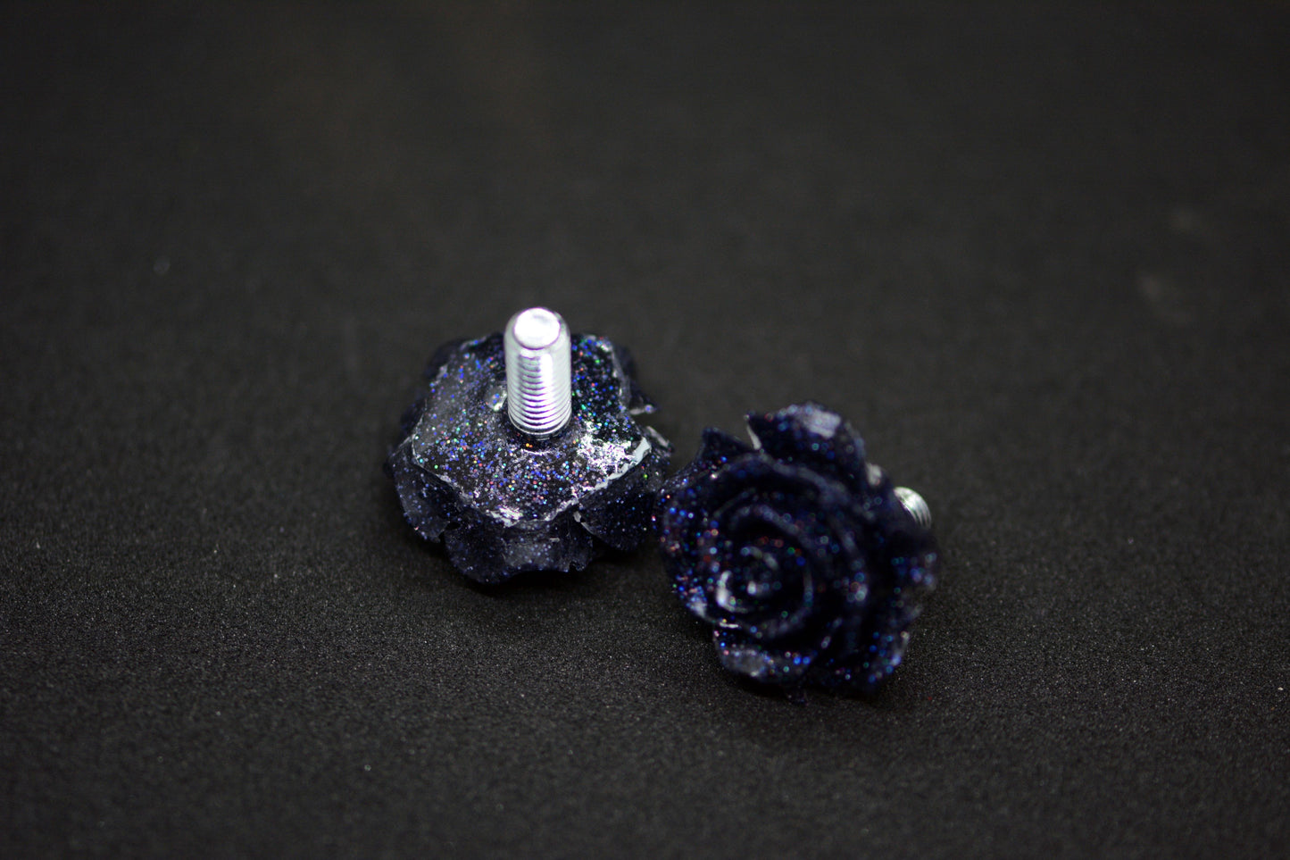 Black Holographic Rose