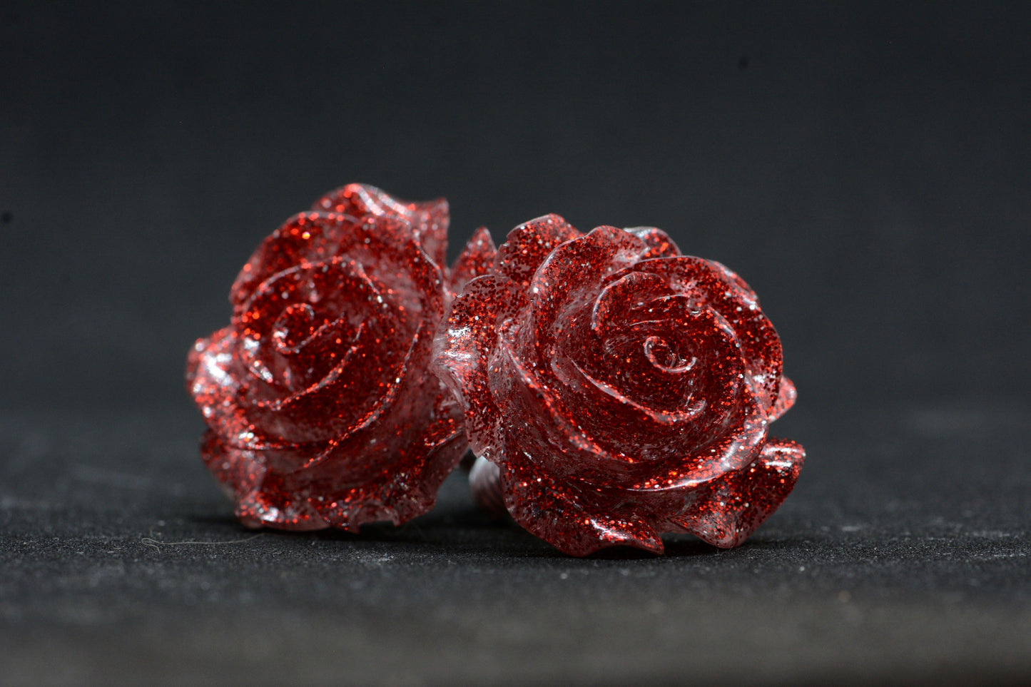 Red Metallic Rose