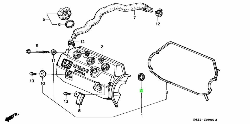 HA4 Valve Cover Gasket Kit