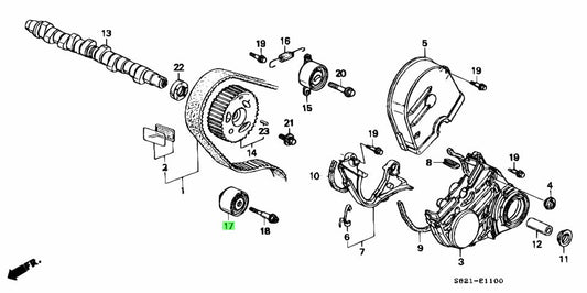 HA4 Timing Belt Idler Pulley