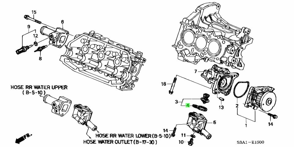 HA4 Thermostat Gasket