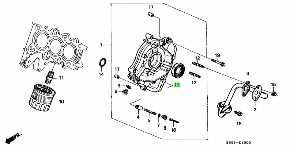 HA4 Front Crankshaft Seal